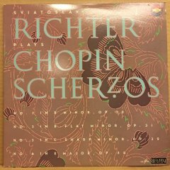 SVIATOSLAV RICHTER PLAYS CHOPIN SCHERZOS (MELODİYA) 1981 2.EL PLAK