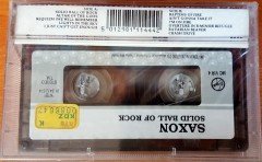 SAXON - SOLID BALL OF ROCK (1991) TOPKAPI CASSETTE MADE IN TURKEY ''NEW'' PAPER LABEL