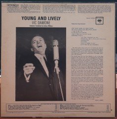VIC DAMONE - YOUNG AND LIVELY (1962) - PLAK 2.EL