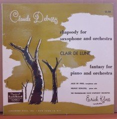 DEBUSSY: RHAPSODY FOR SAXOPHONE AND ORCHESTRA / CLAIR DE LUNE - LP 2.EL PLAK
