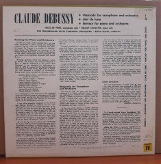 DEBUSSY: RHAPSODY FOR SAXOPHONE AND ORCHESTRA / CLAIR DE LUNE - LP 2.EL PLAK
