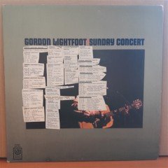 GORDON LIGHTFOOT - SUNDAY CONCERT (1969) - LP 2.EL PLAK