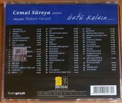 CEMAL SÜREYA ŞİİRLERİ / ÜSTÜ KALSIN / OKUYAN: HAKAN GERÇEK (2012) - CD İMZALI 2.EL