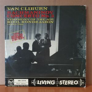RACHMANINOV: CONCERTO NO.3 / VAN CLIBURN, KIRIL KONDRASHIN (1959) - LP 2.EL PLAK