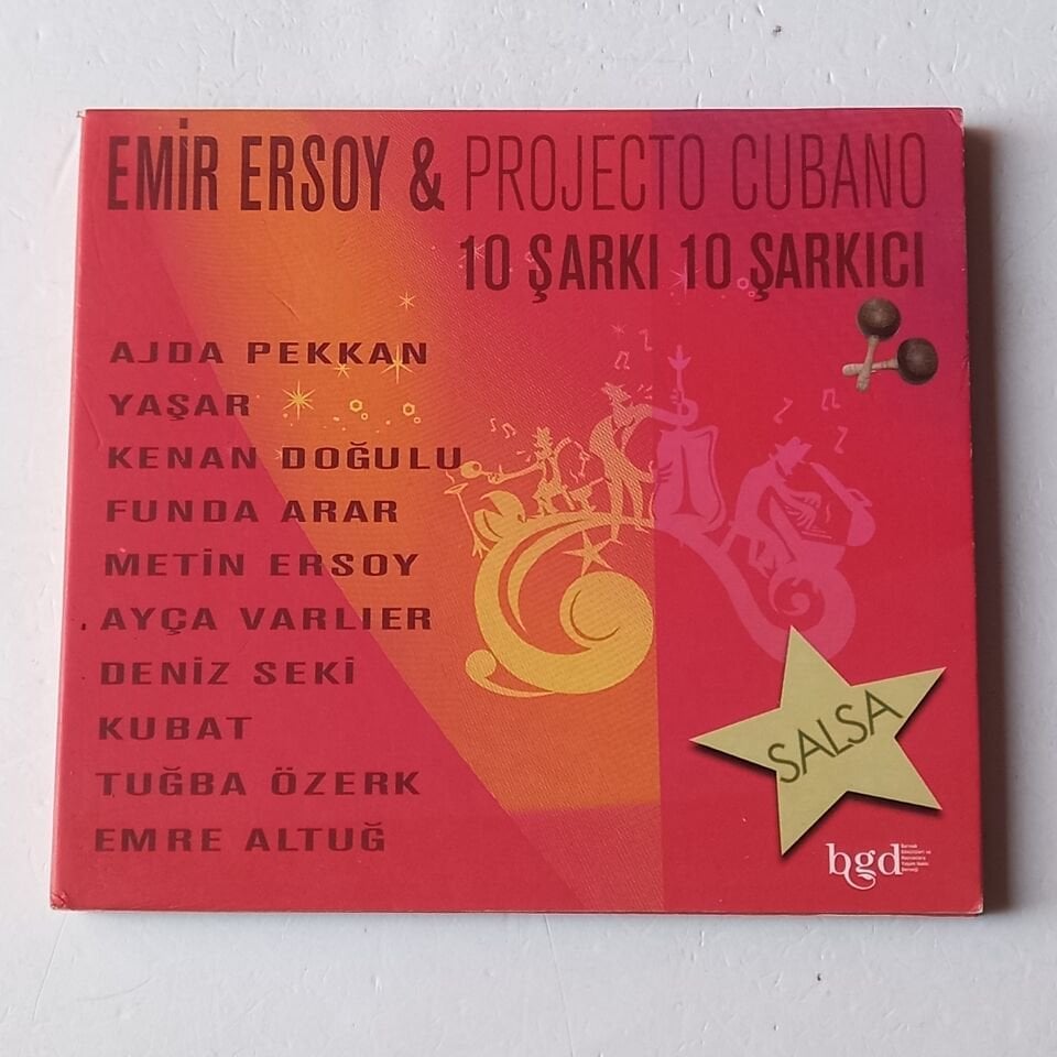 EMİR ERSOY & PROJECTO CUBANO – 10 ŞARKI 10 ŞARKICI (2010) - CD DIGIPAK 2.EL