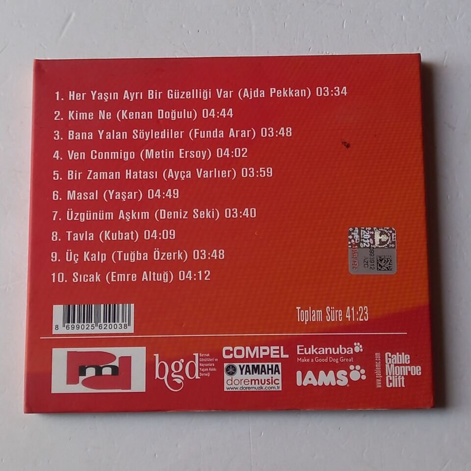 EMİR ERSOY & PROJECTO CUBANO – 10 ŞARKI 10 ŞARKICI (2010) - CD DIGIPAK 2.EL