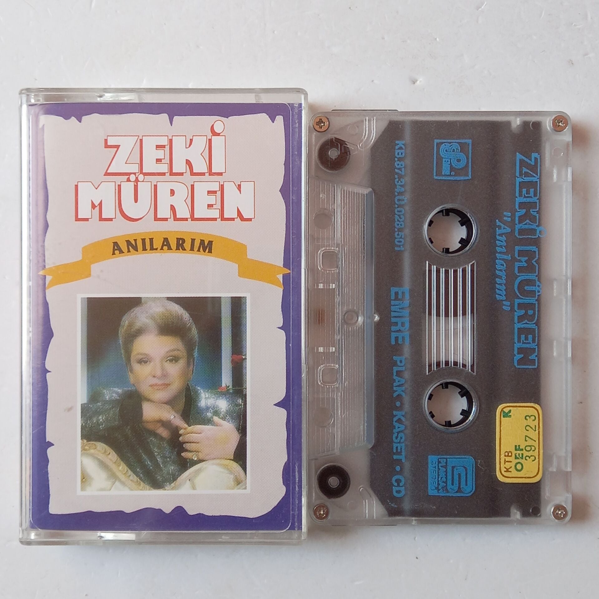 ZEKİ MÜREN - ANILARIM (1987) - KASET 2.EL
