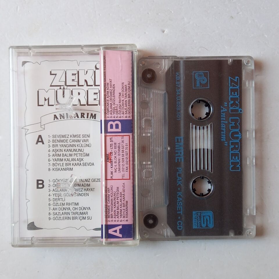 ZEKİ MÜREN - ANILARIM (1987) - KASET 2.EL