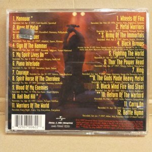 MANOWAR – HELL ON WHEELS (LIVE) (1997) - 2 x CD 2.EL