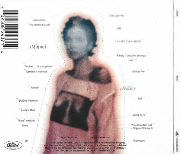 HALSEY - MANIC (2020) - DIGIPAK CD SIFIR