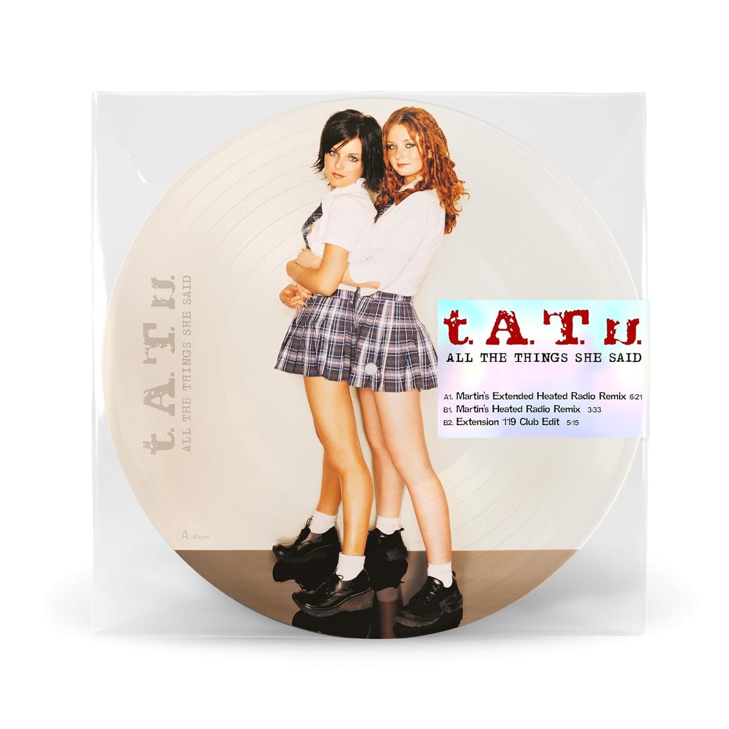 T.A.T.U. (TATU) - ALL THE THINGS SHE SAID (2002) - MAXI SINGLE 2026 PICTURE DISC EDITION SIFIR PLAK