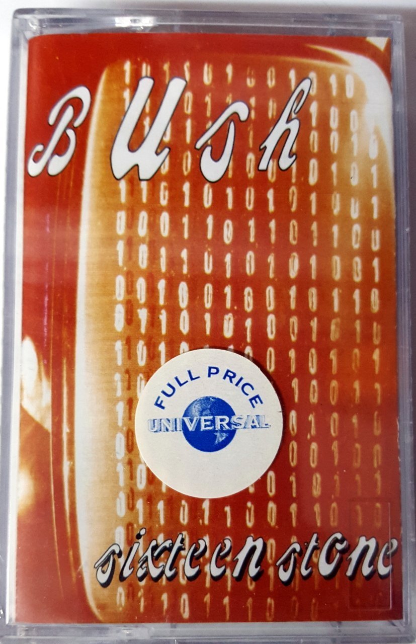 BUSH - SIXTEEN STONE (2000) UNIVERSAL CASSETTE MADE IN TURKEY ''NEW''
