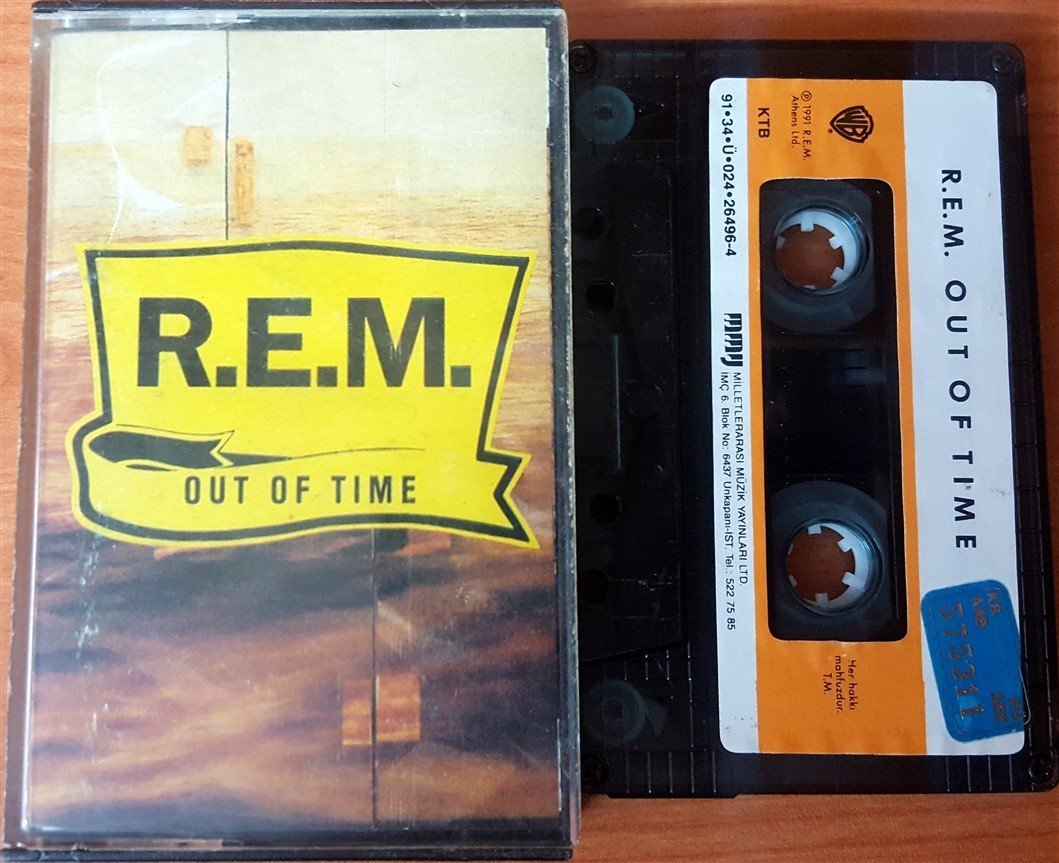 R.E.M. - OUT OF TIME (1991) MMY CASSETTE MADE IN TURKEY ''USED''
