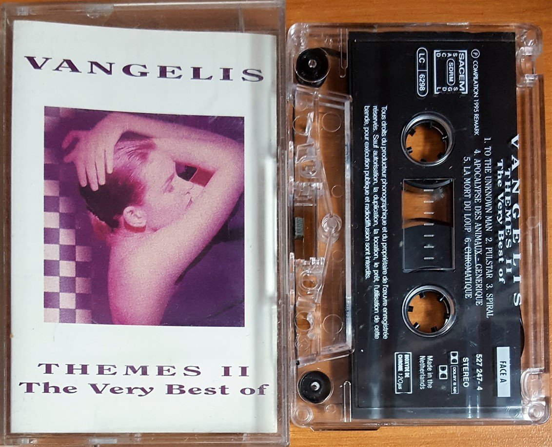 VANGELIS - THEMES II / THE VERY BEST OF (1995) MADE IN HOLLAND KASET 2.EL