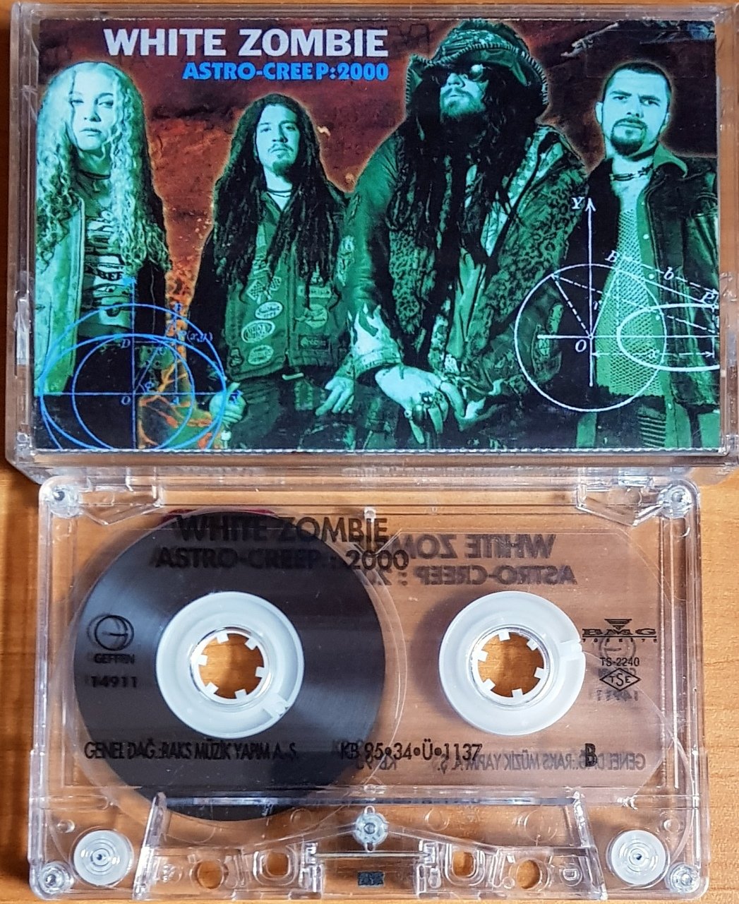 WHITE ZOMBIE - ASTRO-CREEP: 2000 (1995) RAKS KASET 2.EL