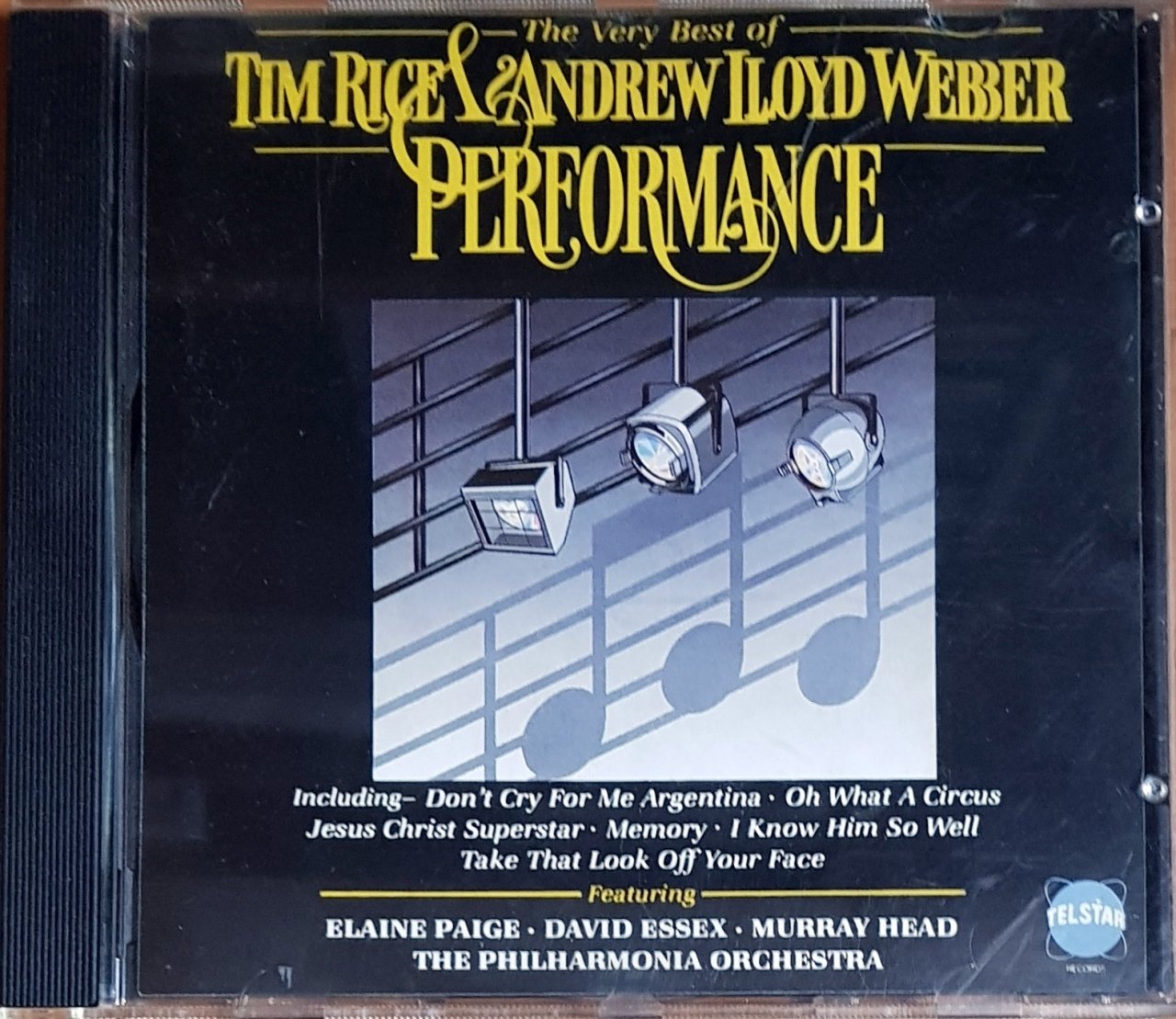 TIM RICE & ANDREW LLOYD WEBBER - PERFORMANCE / THE VERY BEST OF (1986) TELSTAR CD 2.EL