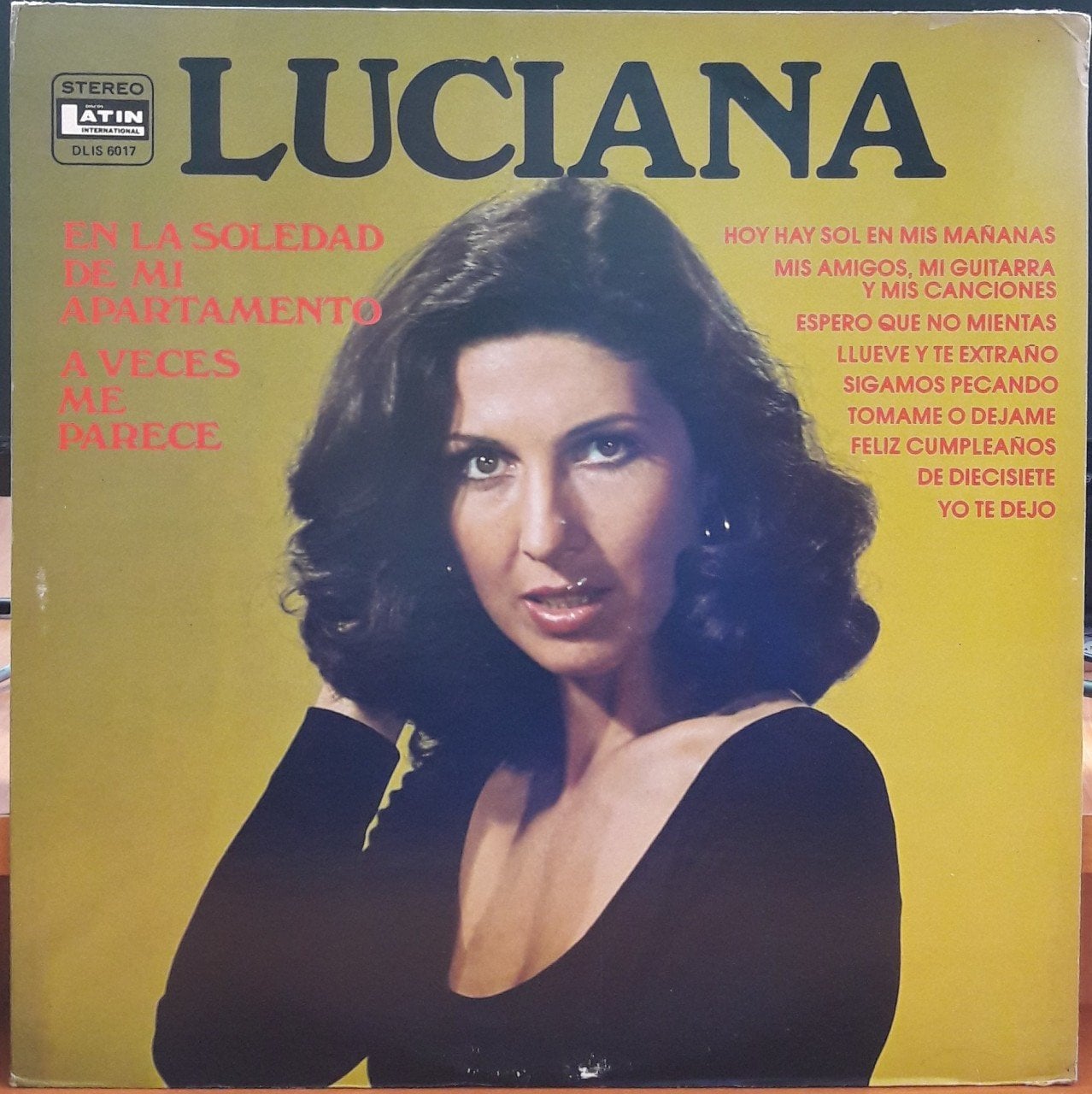 LUCIANA - EN LA SOLEDAD DE MI APARTAMENTO (1976) - PLAK 2.EL