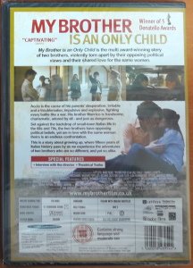 MY BROTHER IS AN ONLY CHILD - DANIELE LUCHETTI - DVD SIFIR TR ALTYAZI YOKTUR