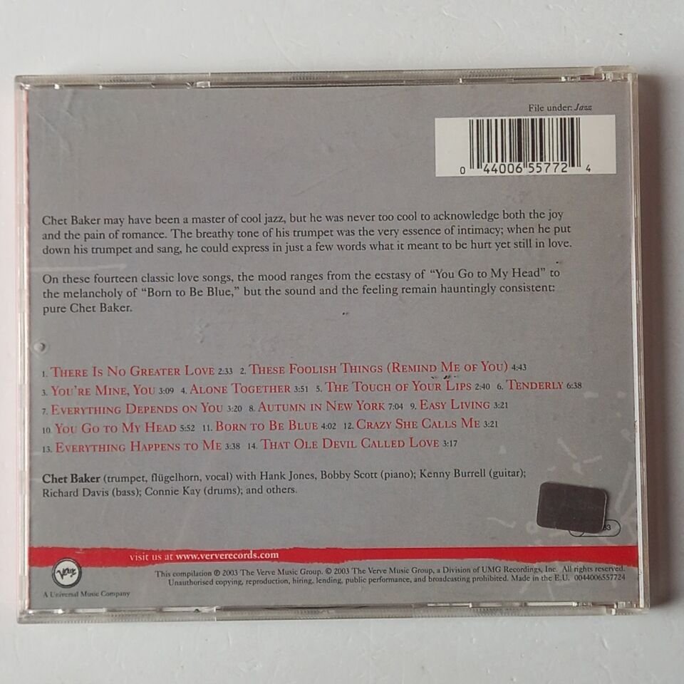 CHET BAKER – CHET FOR LOVERS (2003) - CD 2.EL