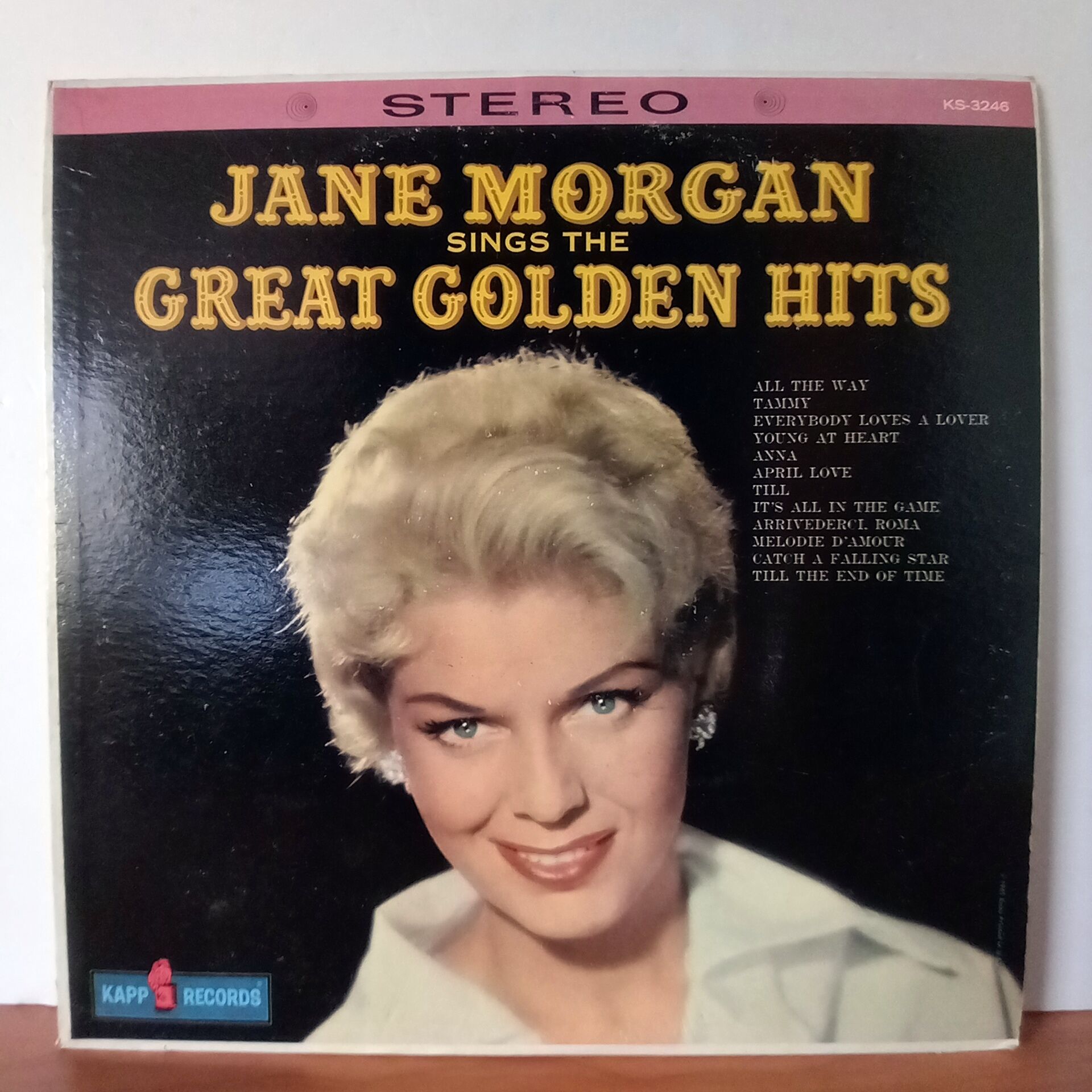 JANE MORGAN – JANE MORGAN SINGS THE GREAT GOLDEN HITS (1961) - LP 2.EL PLAK