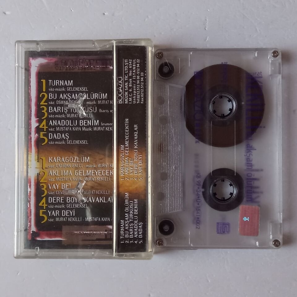 MURAT KEKİLLİ - BU AKŞAM ÖLÜRÜM (1999) - KASET 2.EL