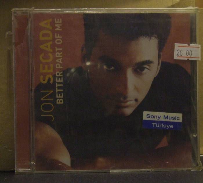 JON SECADA - BETTER PART OF ME (2000) - CD AMBALAJINDA SIFIR
