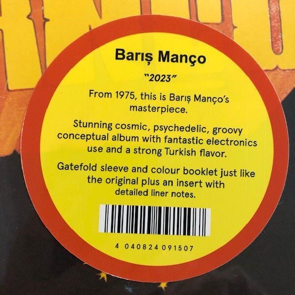BARIŞ MANÇO - 2023 (1975) - LP 2022 EDITION GATEFOLD PHARAWAY SOUNDS SIFIR PLAK