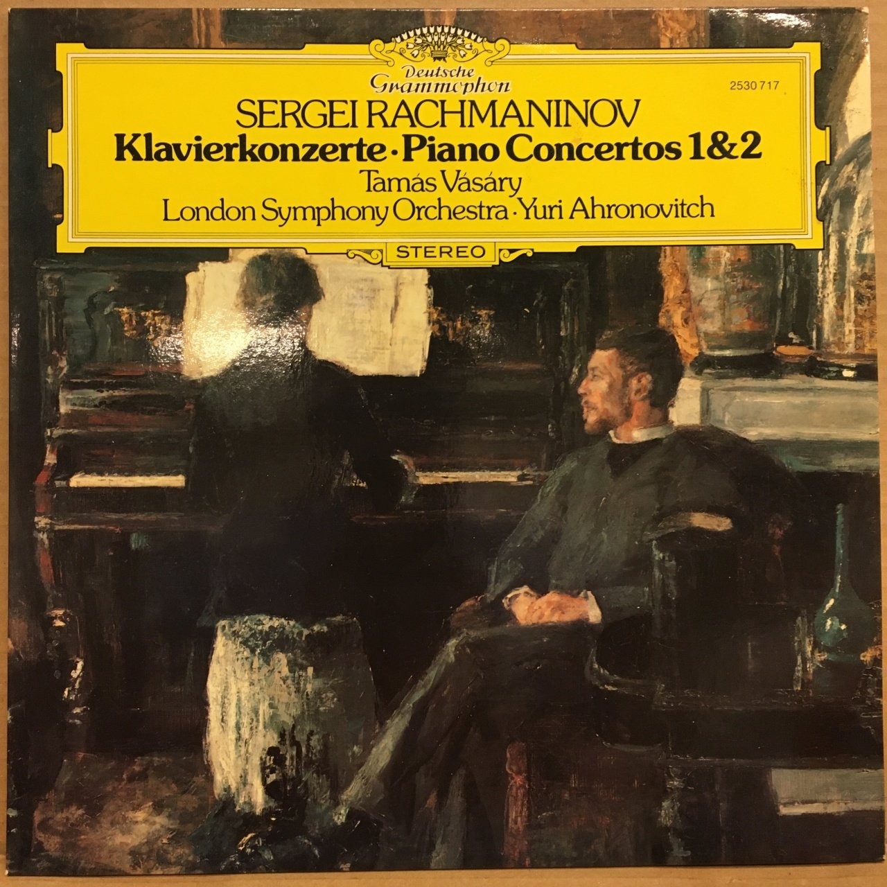 RACHMANINOV - PIANO CONCERTO NO.1&2 TAMAS VASARY LSO YURI AHRONOVITCH 1976 2.EL PLAK