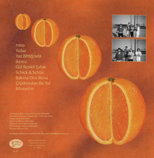 PALMİYELER - İKİMİZ (2023) - LP ORANGE COLOURED LIMITED EDITION SIFIR PLAK