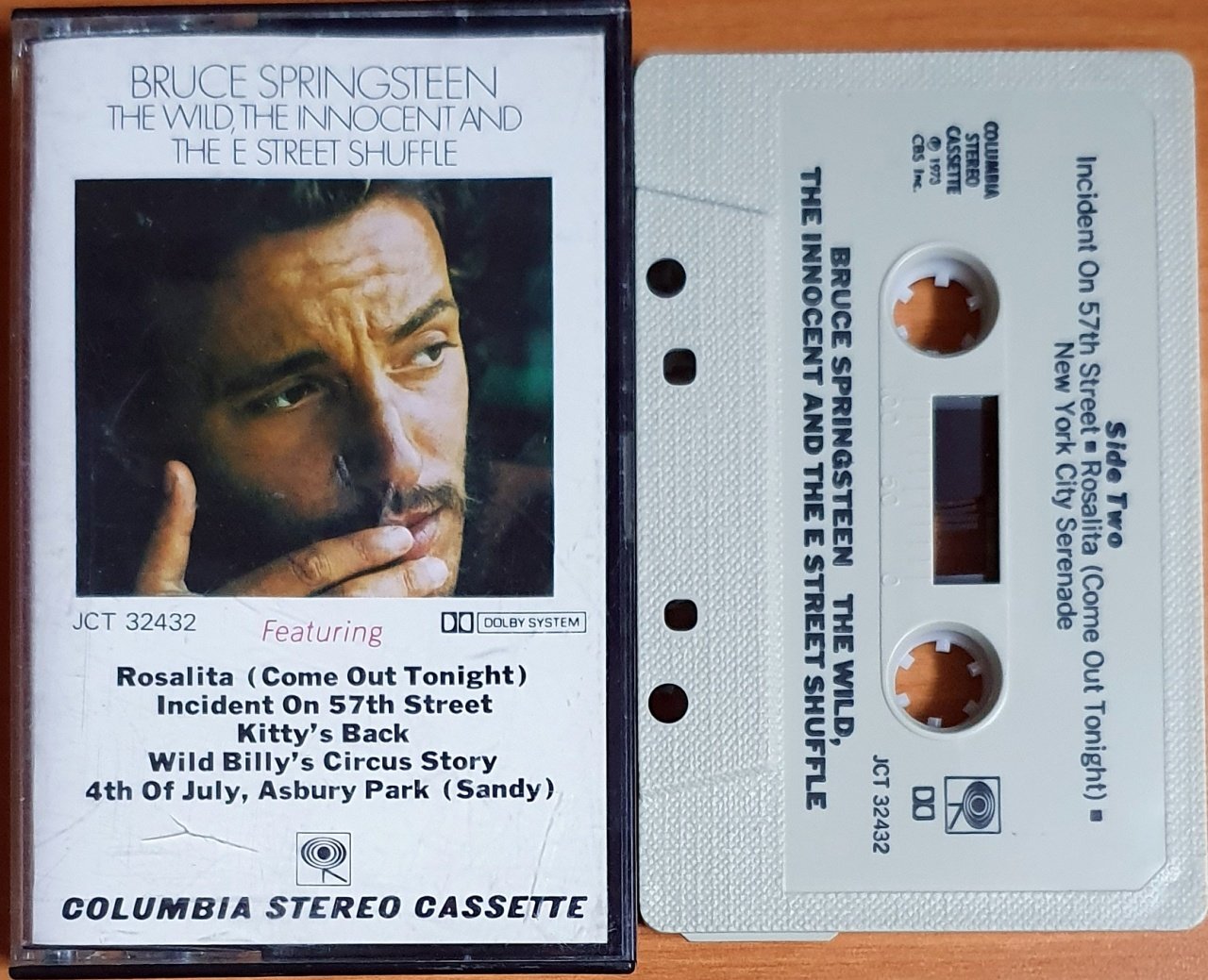 BRUCE SPRINGSTEEN - THE WILD, THE INNOCENT AND THE E STREET SHUFFLE (1973) - KASET MADE IN USA CBS 2.EL
