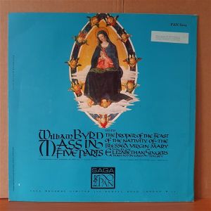 WILLIAM BYRD: MASS IN FIVE PARTS / ELIZABETH SINGERS, LOUIS HALSEY (1966) - LP 2.EL PLAK