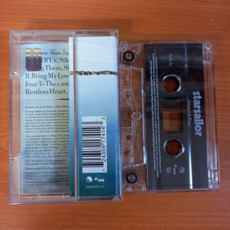 STARSAILOR - SILENCE IS EASY (2003) - MADE IN EU KASET 2.EL