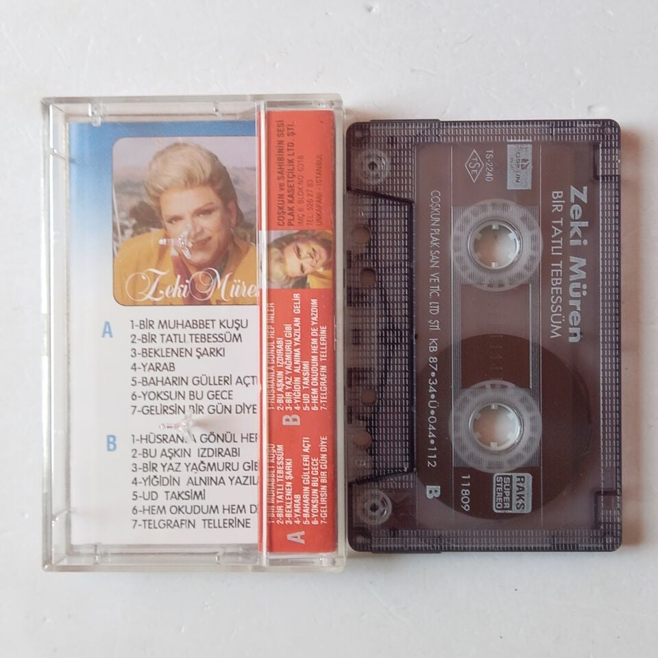 ZEKİ MÜREN - BİR TATLI TEBESSÜM (1987) - KASET 2.EL