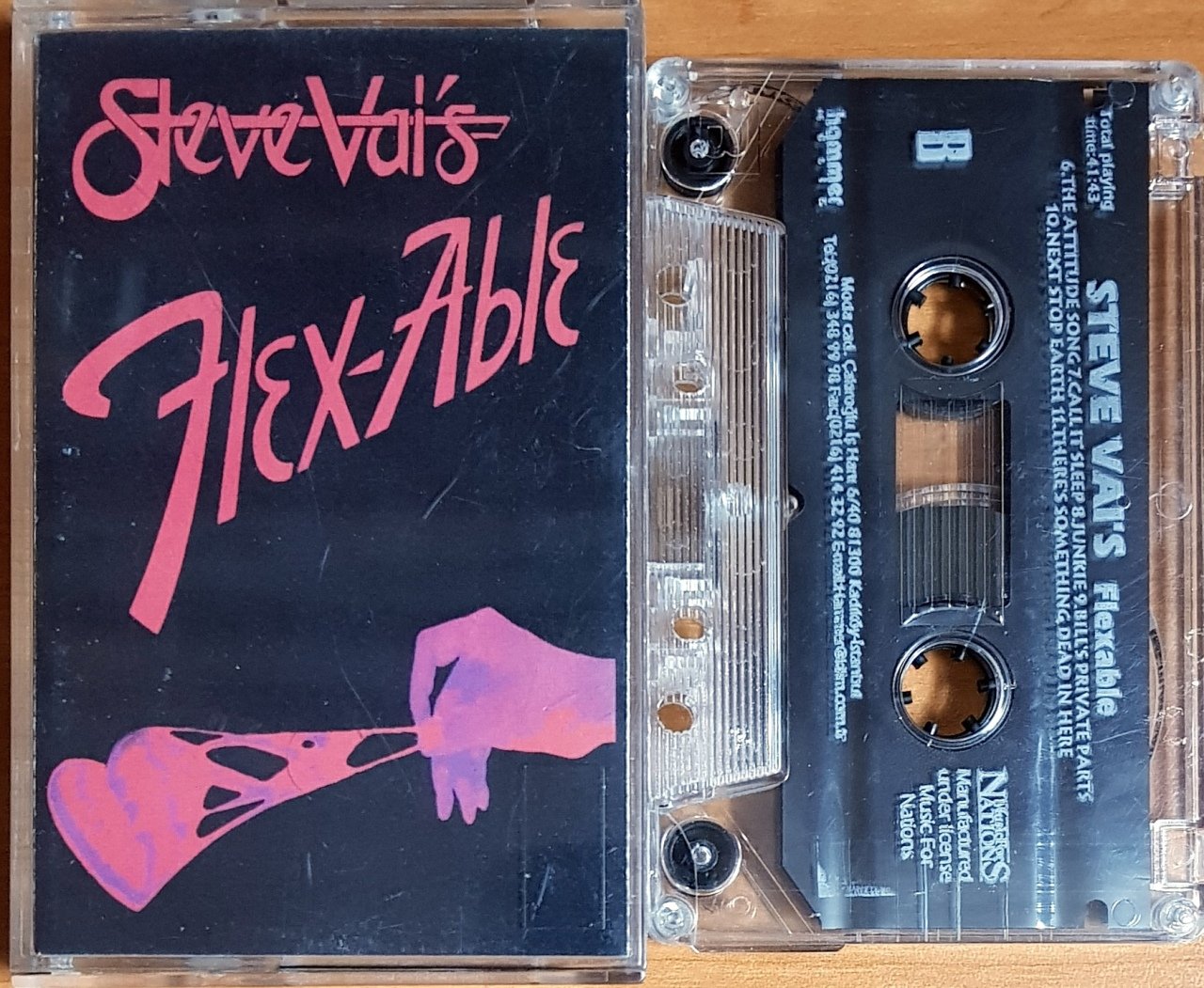 STEVE VAI - FLEXABLE / HAMMER MÜZİK KASET 2.EL