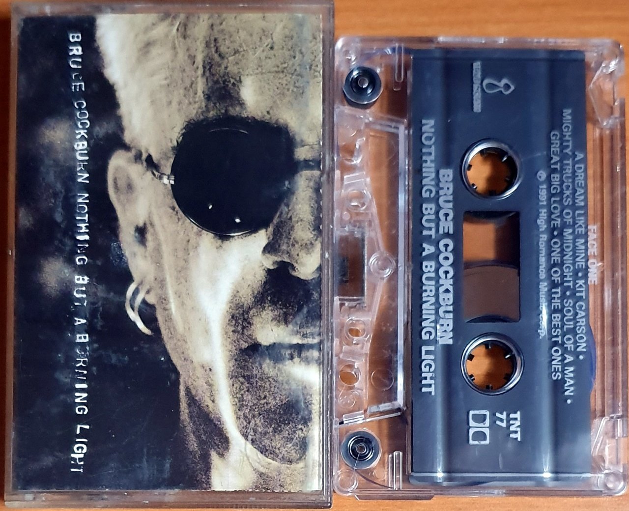 BRUCE COCKBURN - NOTHING BUT A BURNING LIGHT (1991) - KASET TRUE NORTH 2.EL
