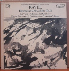 RAVEL: DAPHNIS ET CHLOE, SUITE NO.2 L'ORCHESTRE DES CONCERTS COLONNE, PIERRE DERVAUX - LP 2.EL PLAK