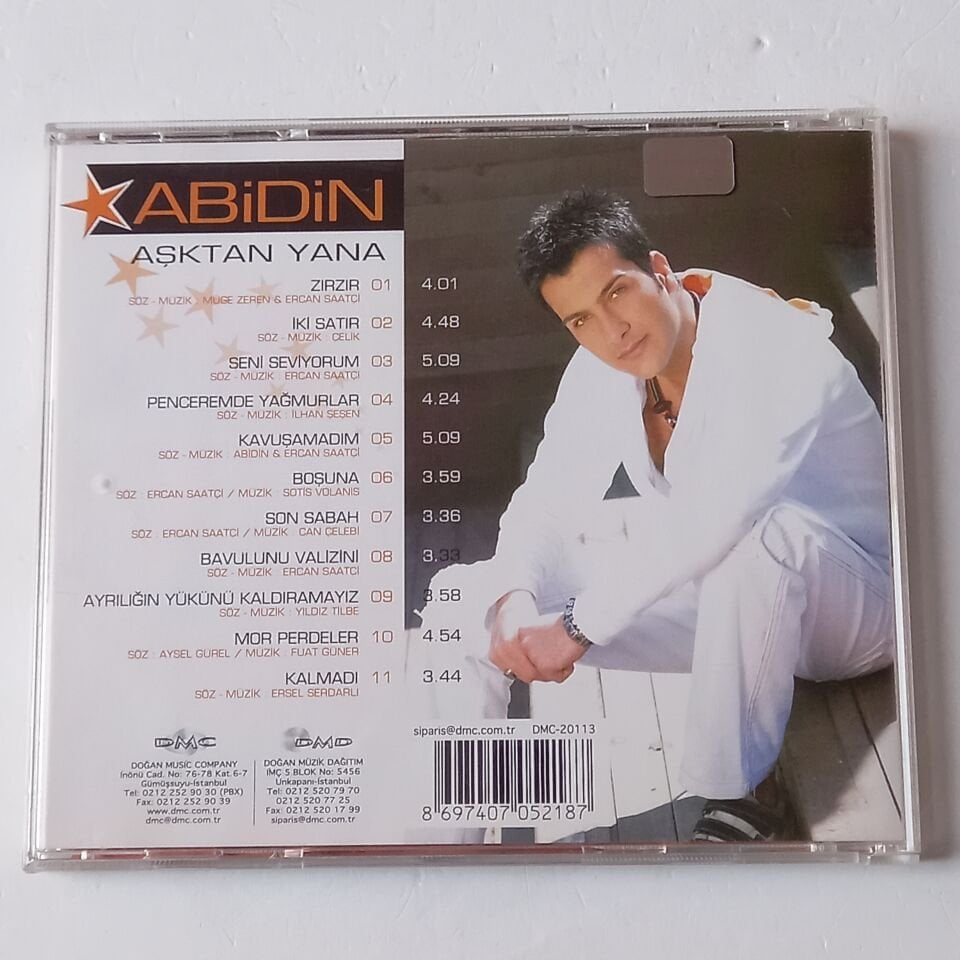 ABİDİN – AŞKTAN YANA (2004) - CD 2.EL