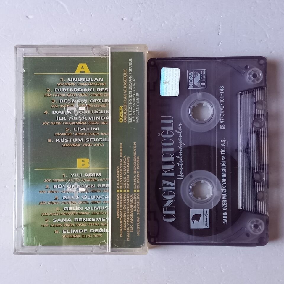 CENGİZ KURTOĞLU - UNUTULMAYANLAR (1997) - KASET 2.EL