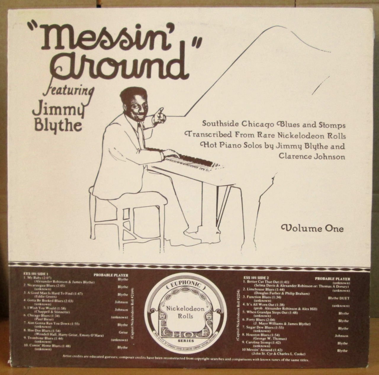 JIMMIE BLYTHE - MESSIN' AROUND VOL1 - LP 2.EL