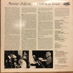 MAXINE SULLIVAN - I LOVE TO BE IN LOVE 1986 2.EL PLAK