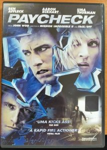 PAYCHECK - BEN AFFLECK - UMA THURMAN - JOHN WOO - DVD 2.EL