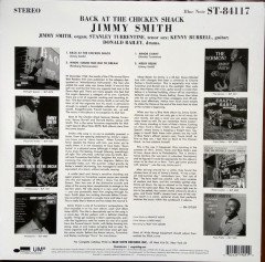 JIMMY SMITH - BACK AT THE CHICKEN SHACK (1963) - LP BLUE NOTE CLASSIC VINYL SERIES 180GR 2021 EDITION SIFIR PLAK