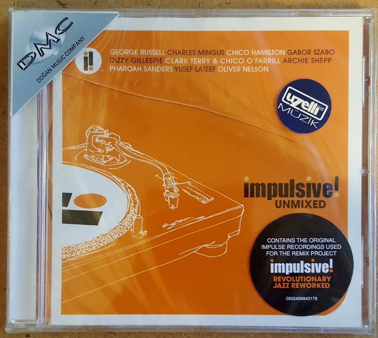 IMPULSE UNMIXED (2005) CD KARIŞIK JAZZ MINGUS GILLESPIE SHEPP LATEEF SZABO SFR