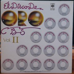 EL DISCO DE ORO CBS VOL. II (1982) - JULIO IGLESIAS, ROBERTO CARLOS, ABBA, VIKKI CARR, RAPHAEL...PLAK 2.EL