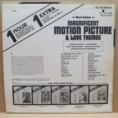 MAGNIFICENT MOTION PICTURE & LOVE THEMES / GORDON JENKINS, HAL MOONEY, HUGO MONTENEGRO, RICHARD HAYMAN, MANHATTAN POPS ORCHESTRA - LP 2.EL PLAK