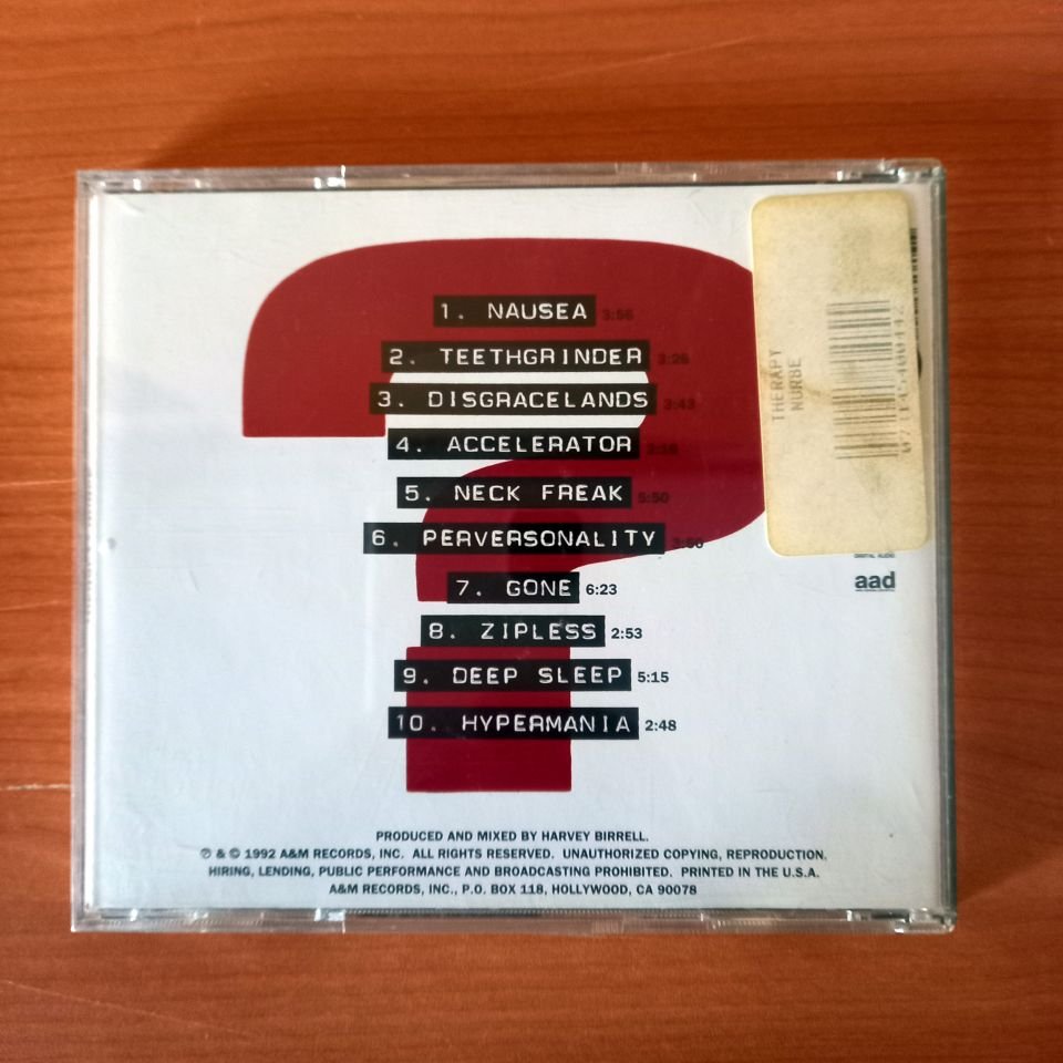 THERAPY? – NURSE (1992) - CD PROMO 2.EL