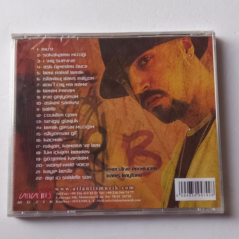 BARIŞ BAYTÖRE – SOKAKLARIN MÜZİĞİ (2005) - CD AMBALAJINDA SIFIR