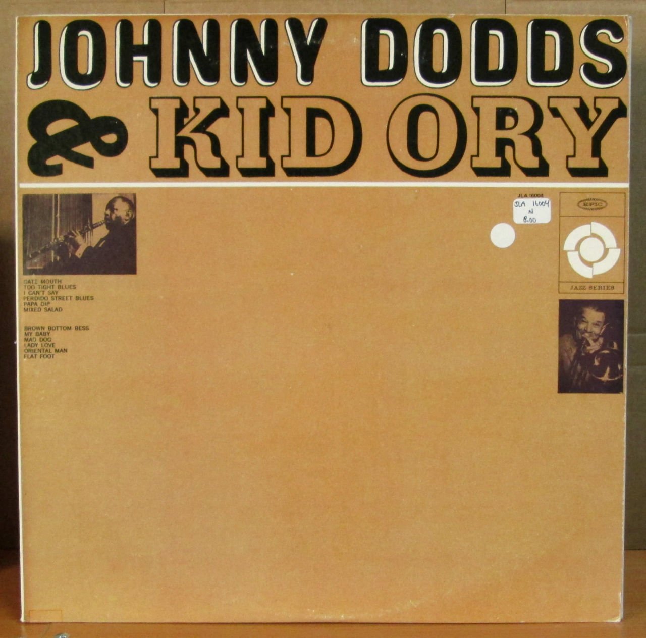 JOHNNY DODDS AND KID ORY 1926 - LP 2.EL