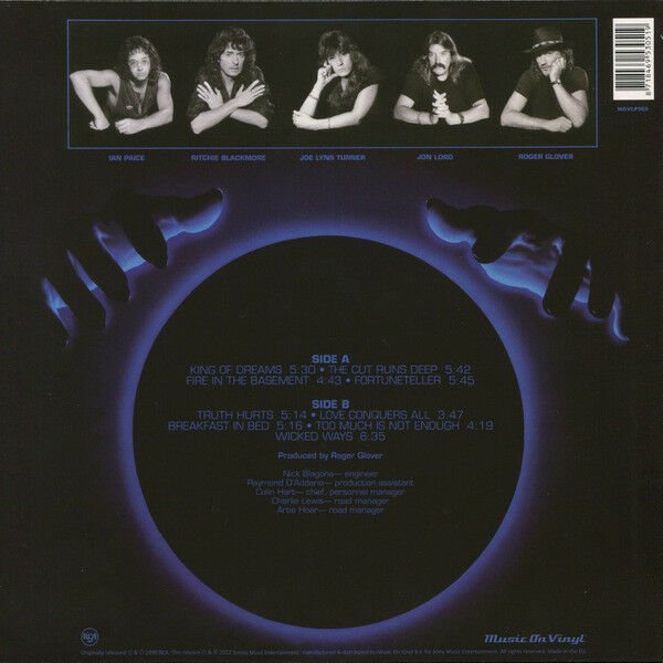 DEEP PURPLE - SLAVES & MASTERS (1990) - LP 180GR 2012 EDITION SIFIR PLAK