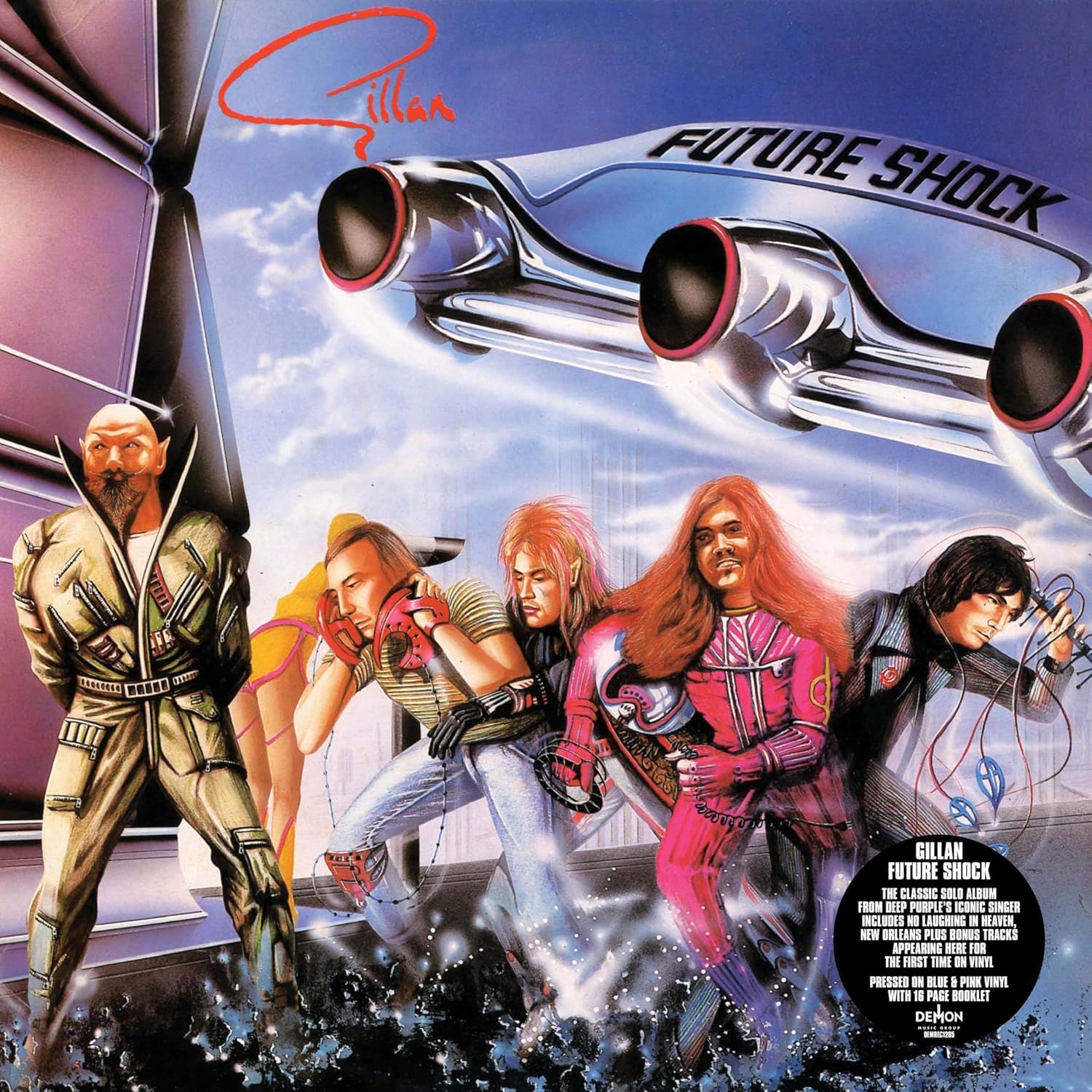 GILLAN - FUTURE SHOCK (1981) - 2LP 2025 COLOURED EDITION SIFIR PLAK